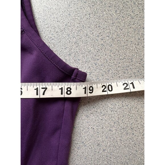 Duluth NoGA Stretch Sleeveless Active Dress Women Medium Purple Pocket - Picture 6 of 7